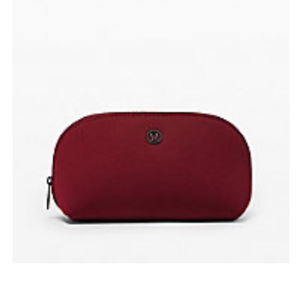 lululemon athletica Handbags - Lululemon maroon small zip pouch